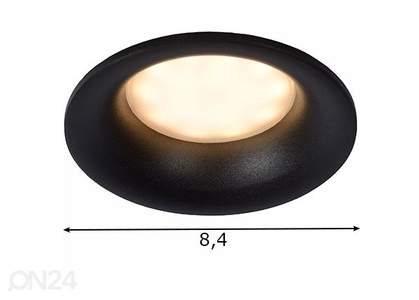 Точечный светильник ZIVA Black размеры