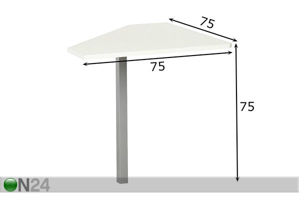 Угловое соединение для рабочего стола Rio Home 53 размеры