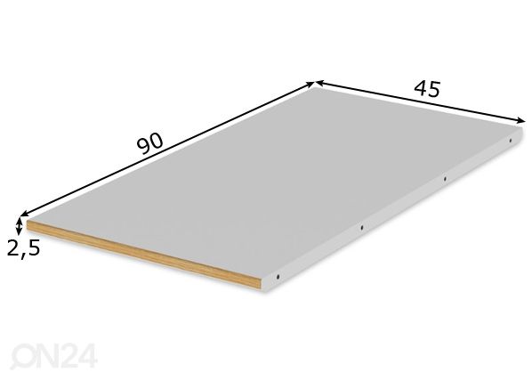 Удлиняющая панель для стола Dot размеры