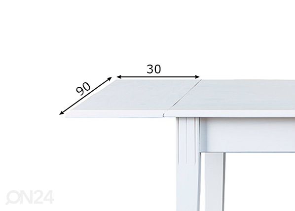 Удлиняющая панель для стола Westerland размеры