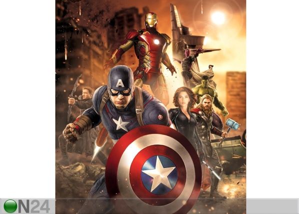 Флизелиновые фотообои Avengers 180x202 cm