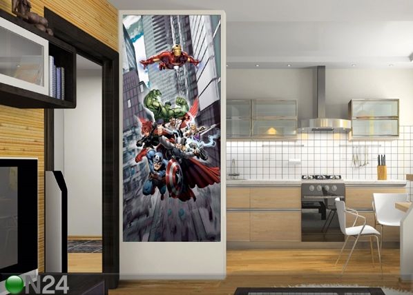 Флизелиновые фотообои Avengers Captain America 90x202 см