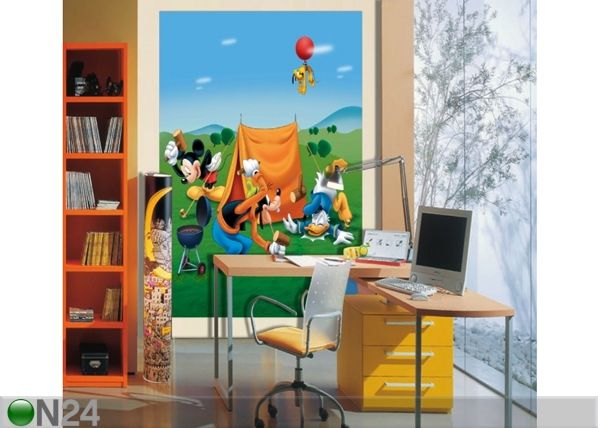 Флизелиновые фотообои Disney Mickey picnic 180x202 cm