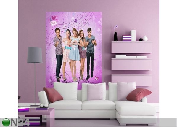 Флизелиновые фотообои Disney Violetta 180x202 cm