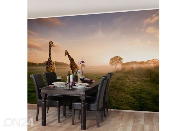 Флизелиновые фотообои Surreal Giraffe 190x288 cm