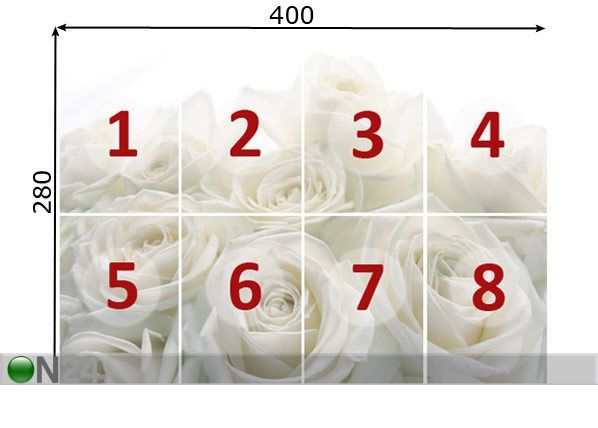 Фотообои Wedding roses 400x280 см размеры