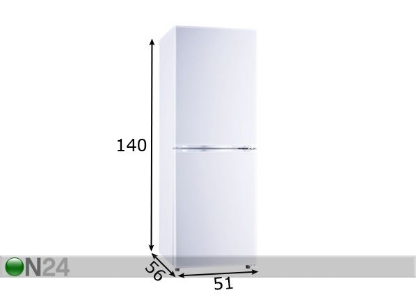 Холодильник KG218.4 A++ размеры