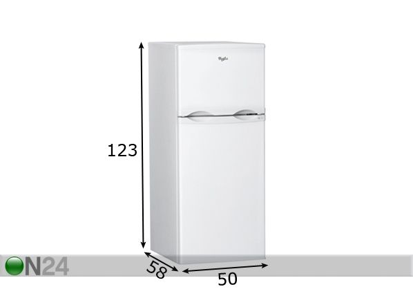 Холодильник Whirlpool WTE1611 W размеры