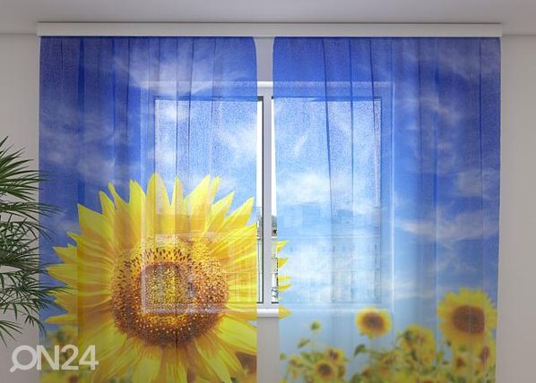 Шифоновая фотоштора Sunflower 240x220 см