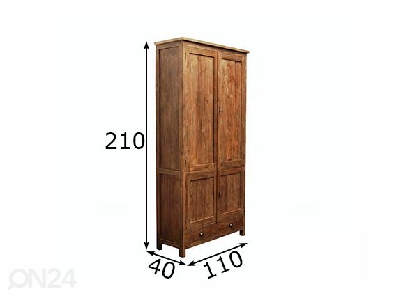 Шкаф Cipo 110 cm размеры