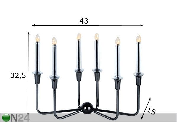 Электрические свечи Krabat размеры