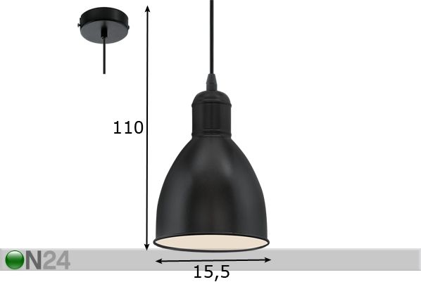 Eglo подвесной светильник Priddy размеры