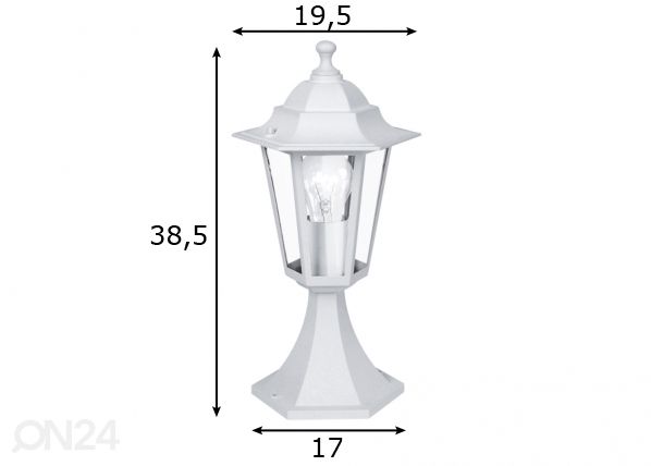 Eglo уличный светильник Laterna 5 размеры