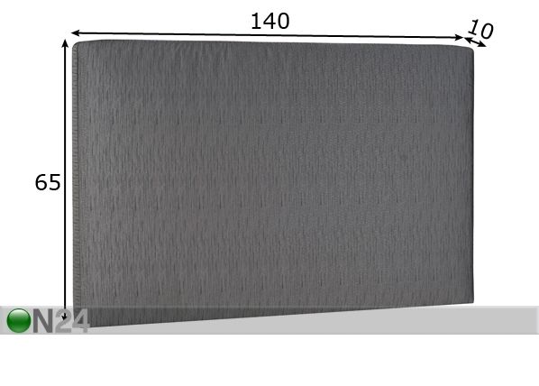 Hypnos изголовье кровати mini Standard 140x65x10 cm размеры