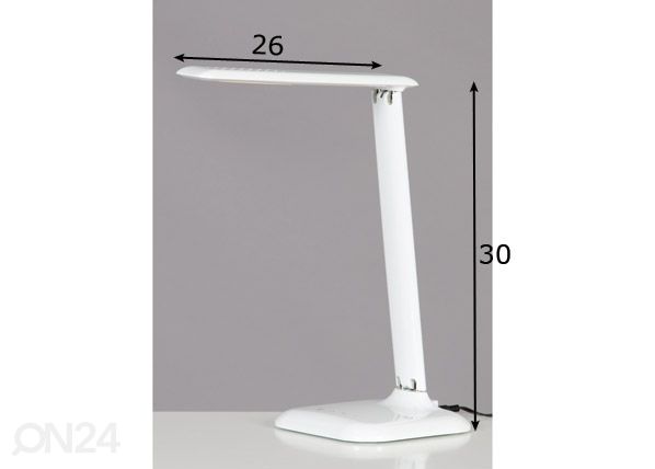 LED настольная лампа размеры