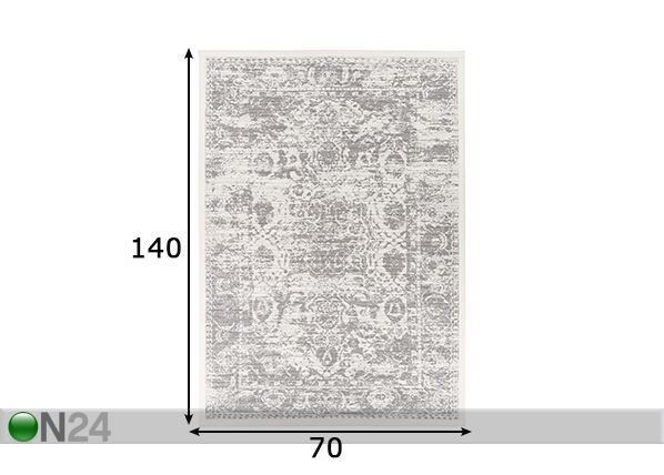 Narma newWeave® шенилловый ковер Palmse white 70x140 cm размеры