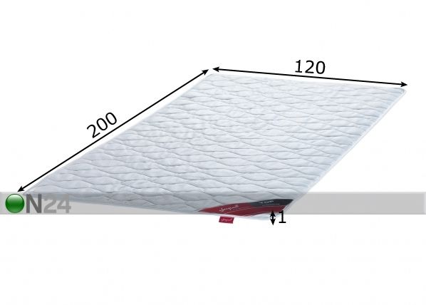 Sleepwell защитное покрытие для матраса TOP Hygienic 120x200 cm размеры