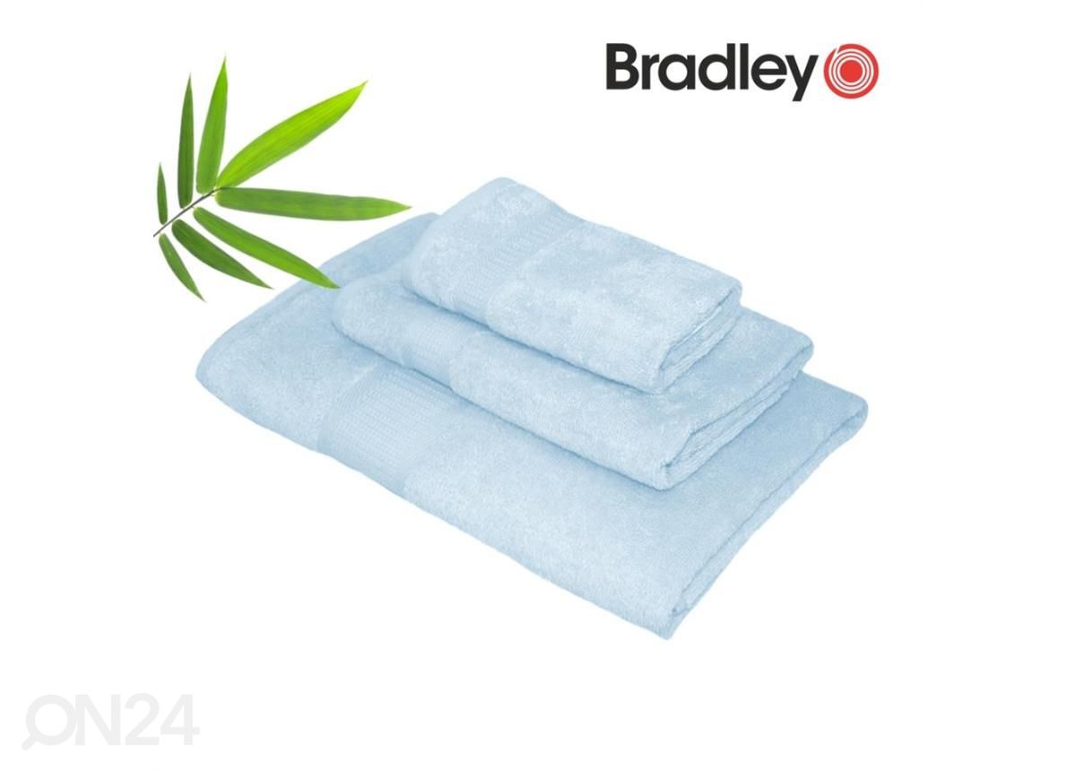Бамбуковое полотенце 50x70 см, голубое увеличить