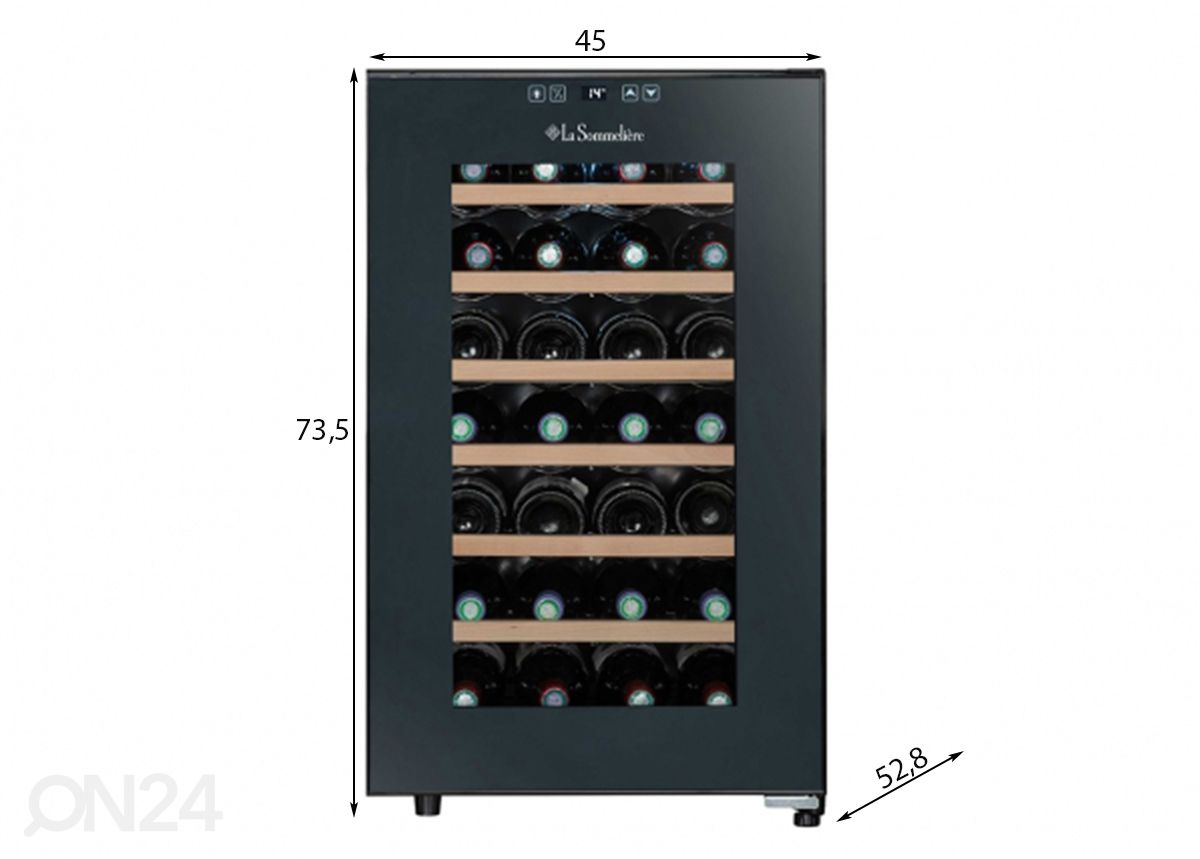 Винный холодильник La Sommelier увеличить размеры