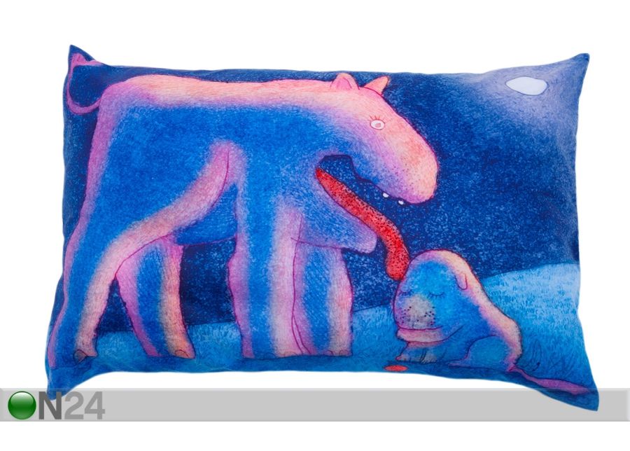 Декоративная подушка День рождения маленькой зверюшки 40x60 см увеличить