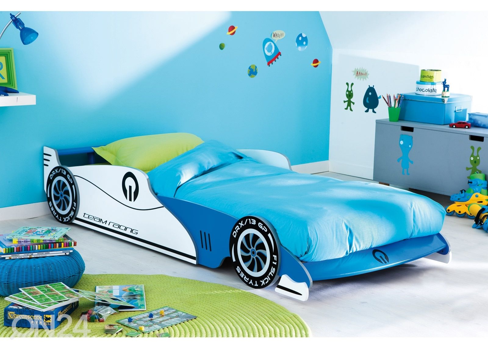 Детская кровать Grand Prix + матрас Inter Bonnel 90x190 cm увеличить