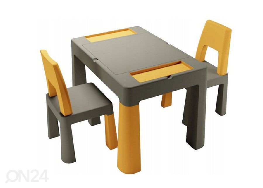 Детский игровой стол + 2 стула увеличить