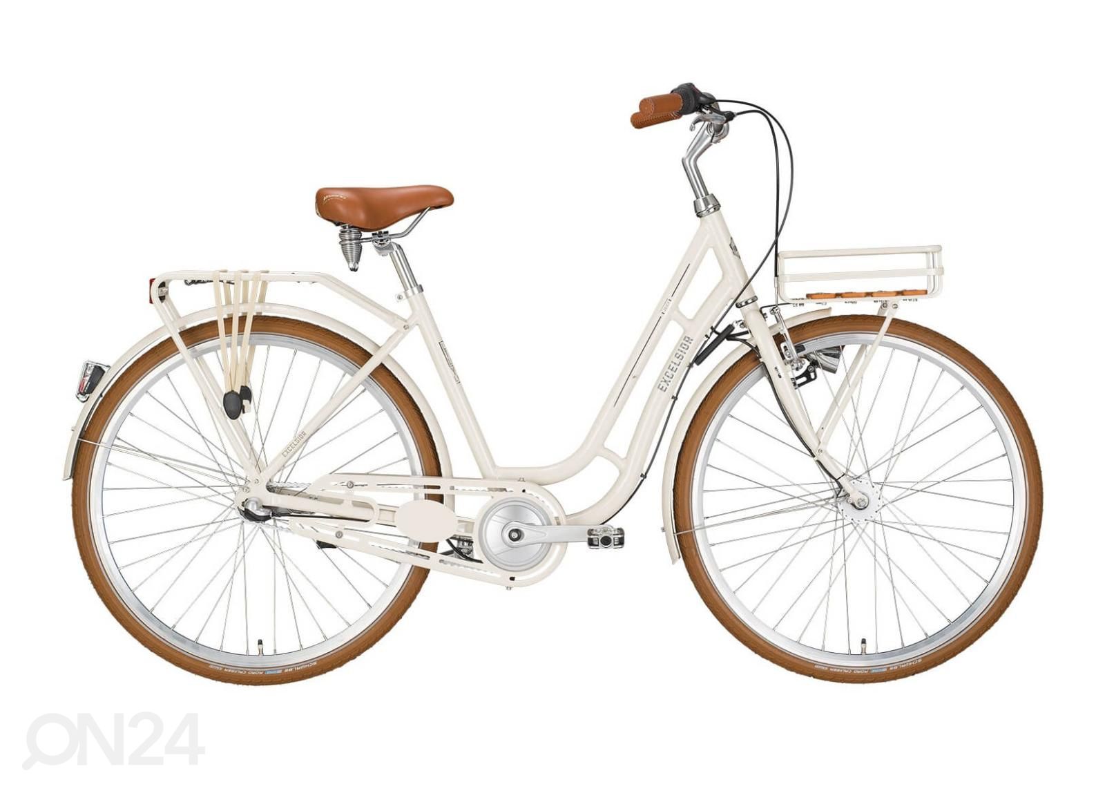 Женский велосипед 28 дюймов Excelsior Juicy 3-скоростной белый увеличить