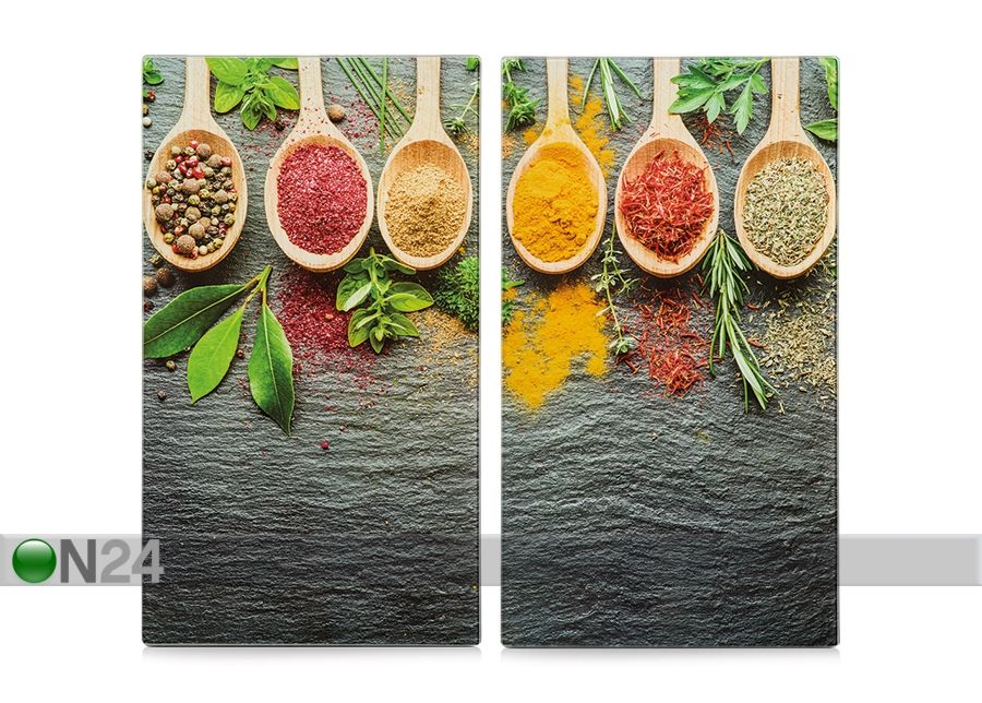 Защита от брызг на плиту Spices 52x30 см 2 шт увеличить