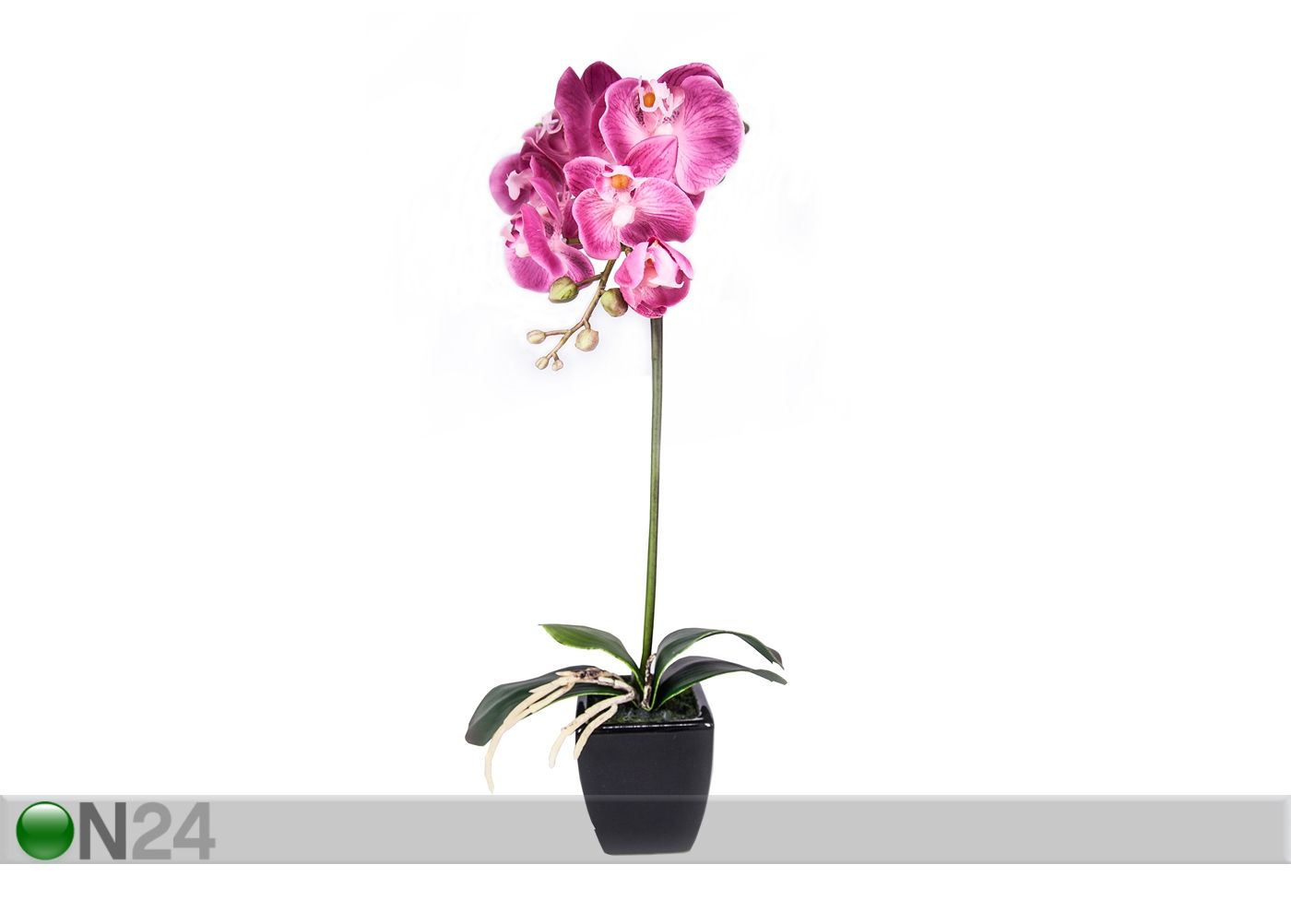 Искусственный цветок Розовая орхидея h40 cm увеличить