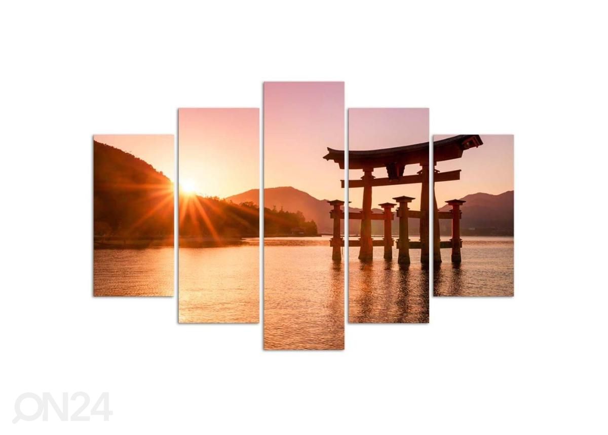 Картина из 5-частей Japan Landscape 100x70 см увеличить