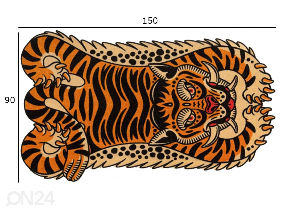 Ковер Dragon Tiger 90x150 см увеличить размеры