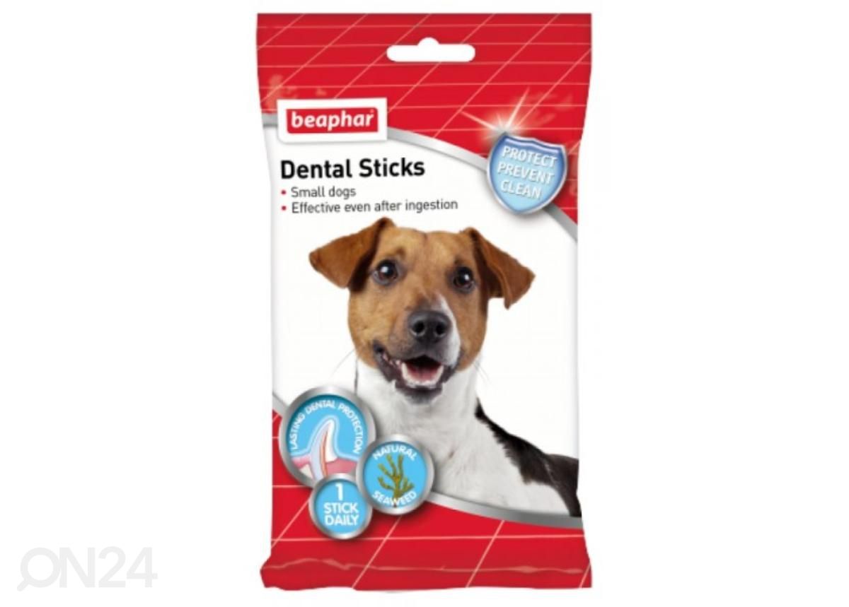 Кормовая добавка Beaphar жевательные палочки Dental Sticks Sticks Small N7 (112 г) увеличить