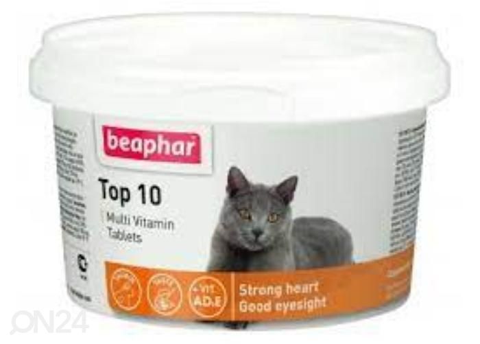 Кормовая добавка Beaphar Top 10 Multivitamin Cat N180 увеличить