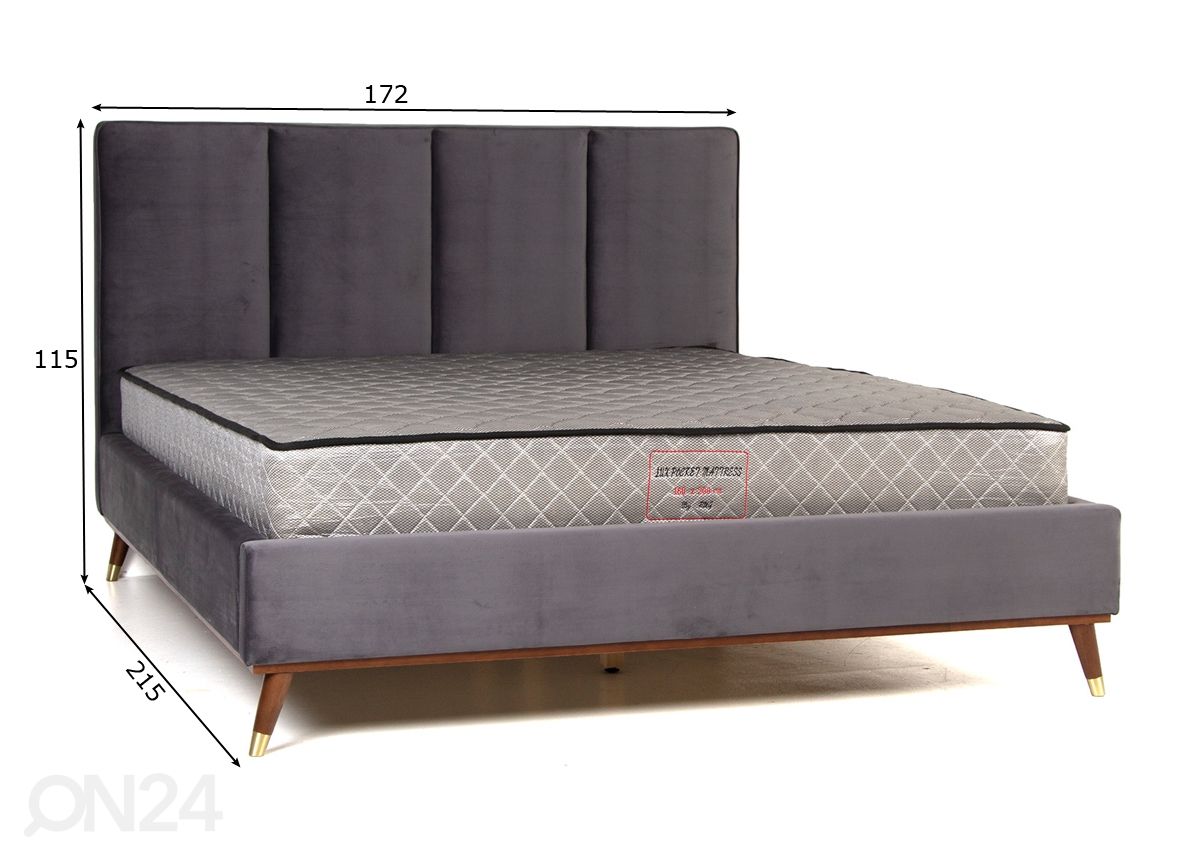 Кровать Margaret 160x200 cm увеличить размеры