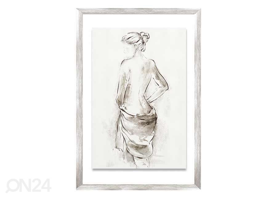 Масляная картина Женщина с шарфом 50х70 см увеличить