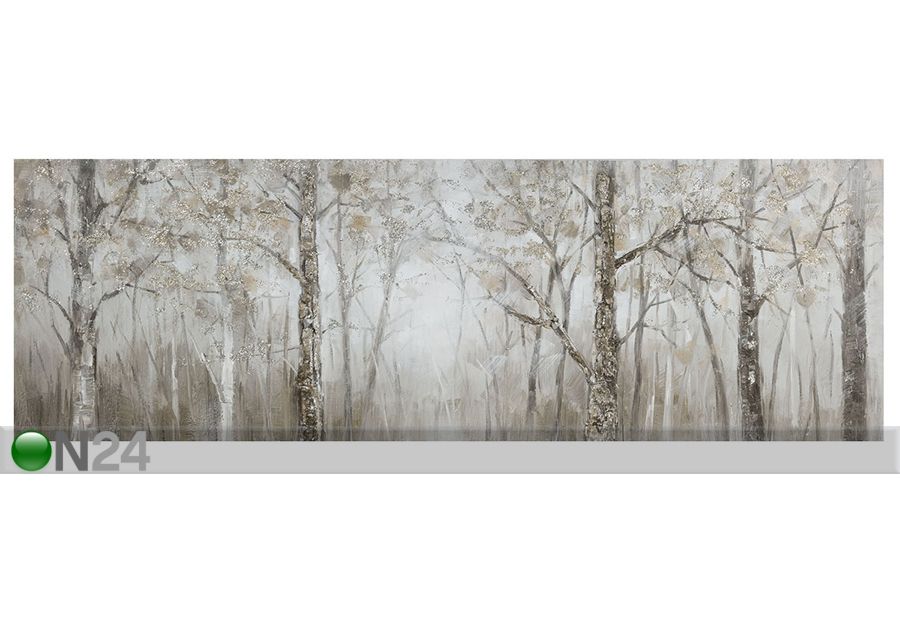 Масляная картина Лес 50x150 см увеличить
