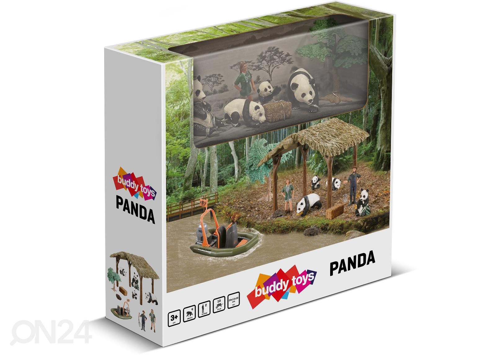 Набор игрушек Buddy Toys панды увеличить
