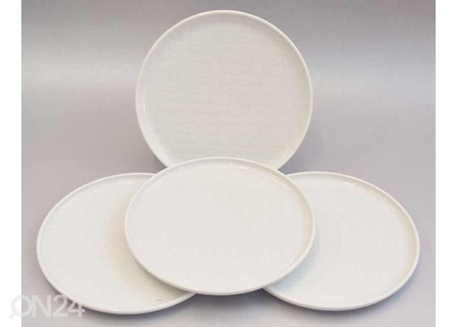 Набор тарелок Marrakesz 4 шт, белый увеличить