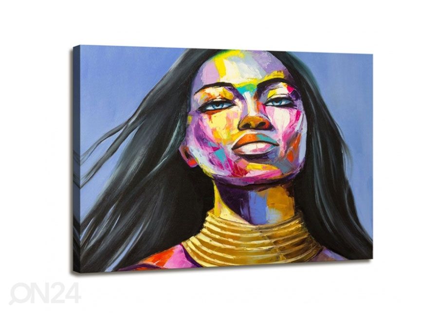 Настенная картина Woman face 1, 60x80 cm увеличить