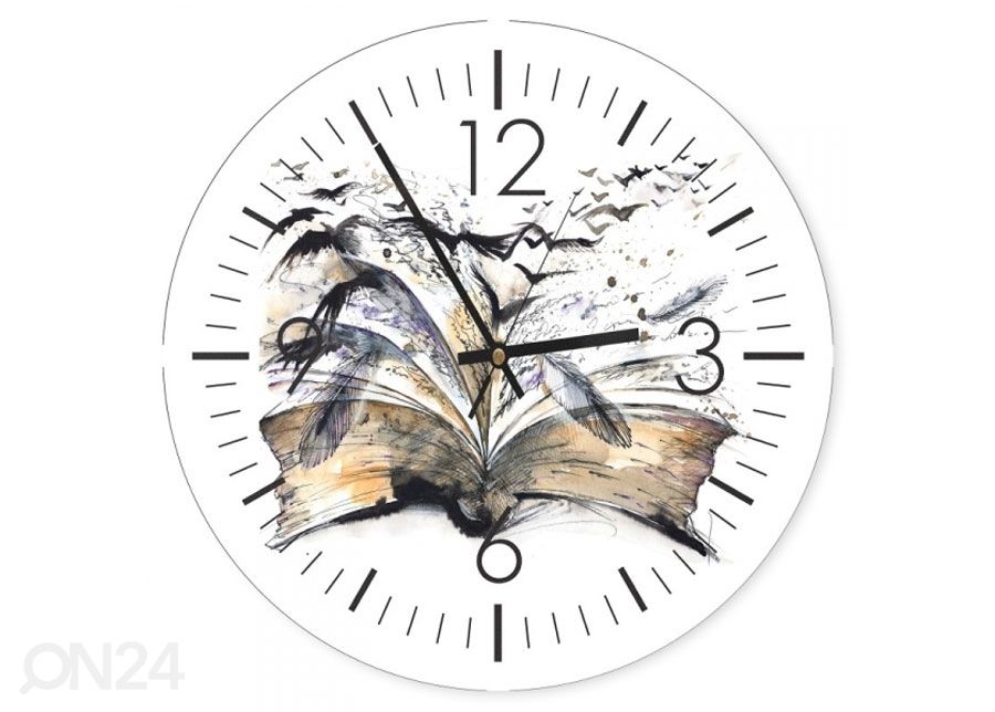 Настенные часы с изображением Book увеличить