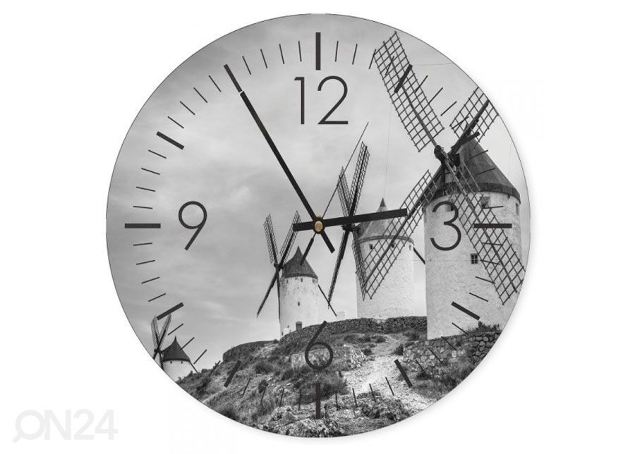 Настенные часы с изображением Windmills увеличить