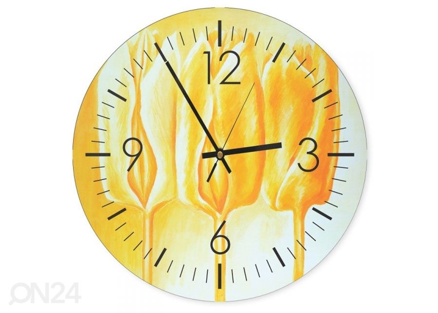 Настенные часы с картиной Yellow tulips увеличить