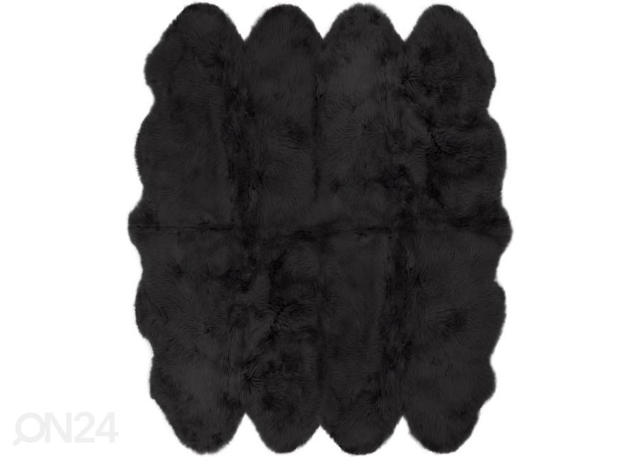 Натуральная овчина MERINO black OCTO ±170x180 увеличить