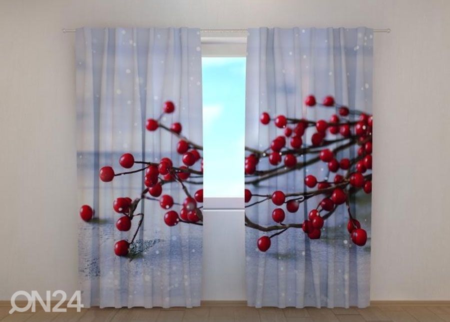 Полузатемняющая штора Xmas Decoration 240x220 см увеличить