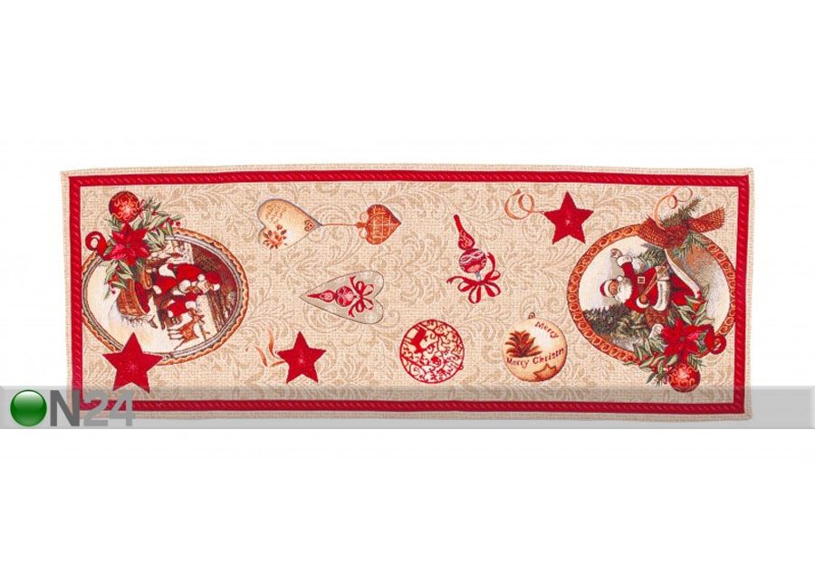 Рождественская салфетка из гобелена Santa Claus 37x100 cm увеличить