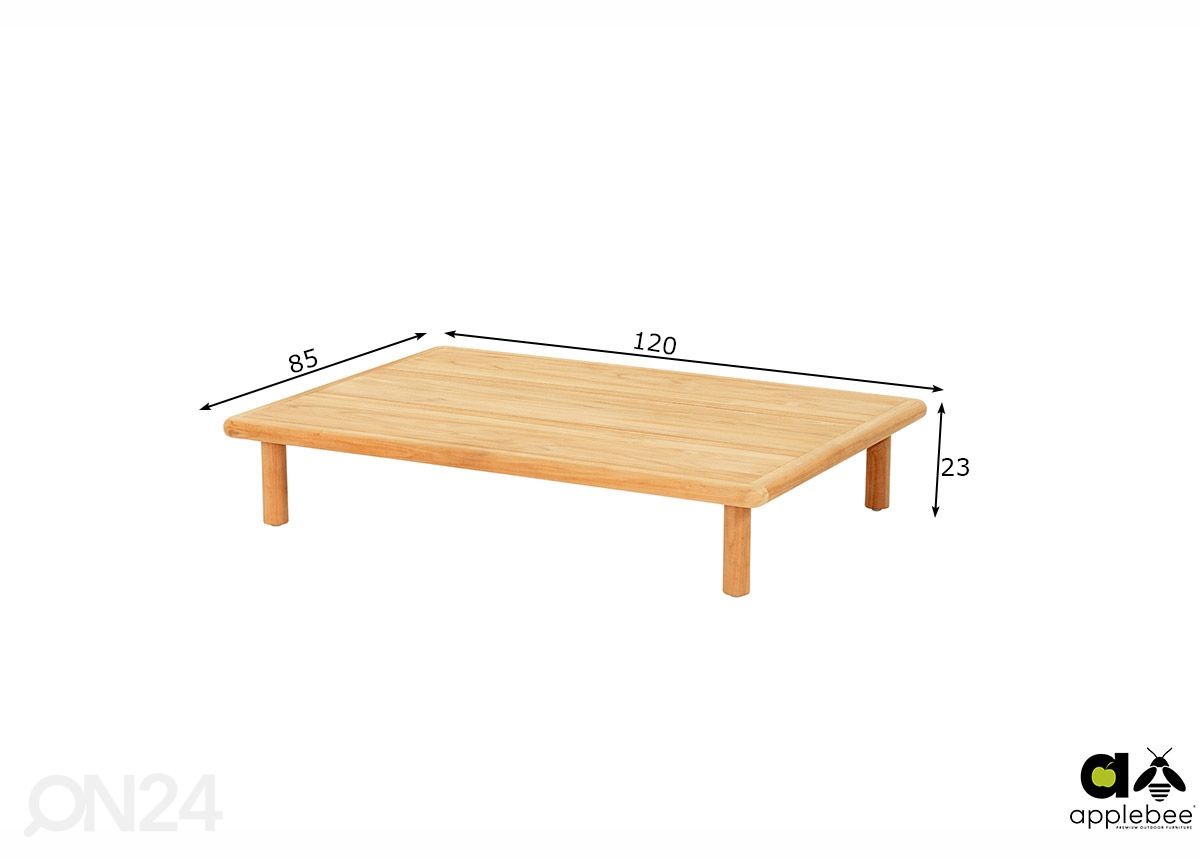 Садовый стол Sling 100x85 cm увеличить размеры