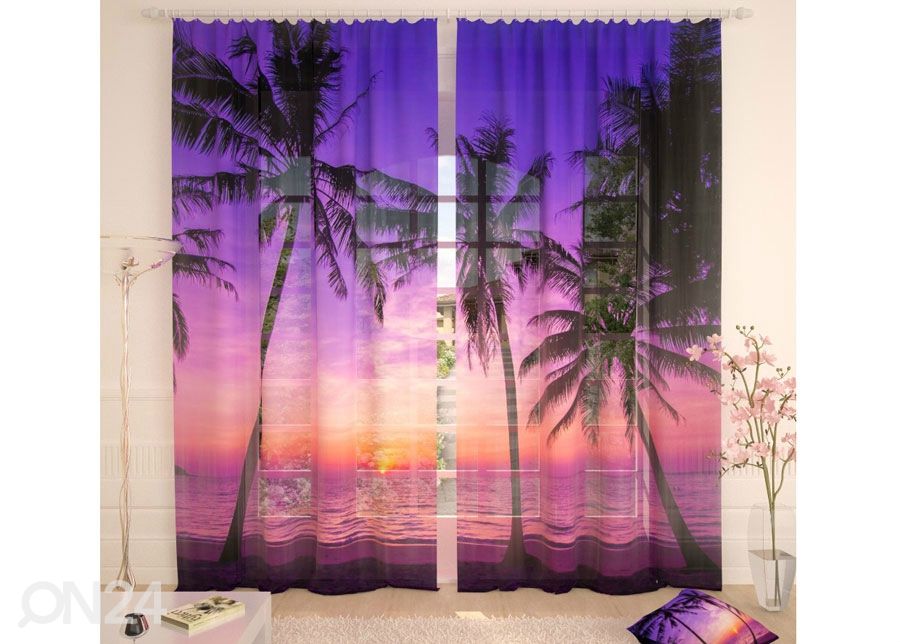 Тюлевые занавески Purple Sunset 400x260 cm увеличить