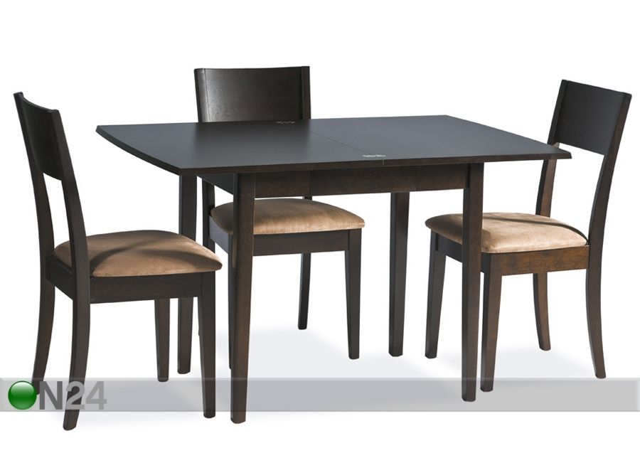 Удлиняющийся обеденный стол Easy 80x60-120 cm увеличить