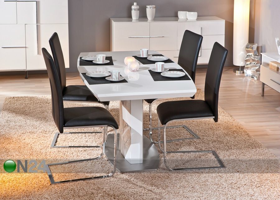 Удлиняющийся обеденный стол Winnipeg 160-200x90 cm увеличить