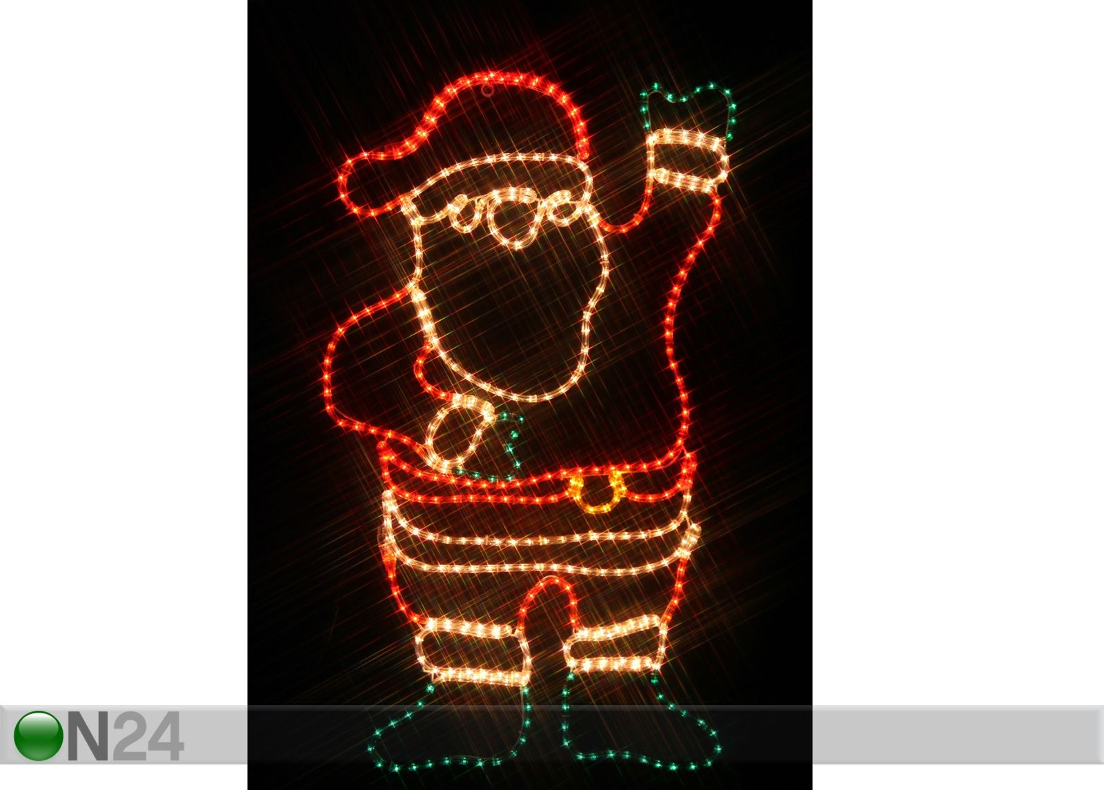 Уличная рождественская декорация Santa LED увеличить